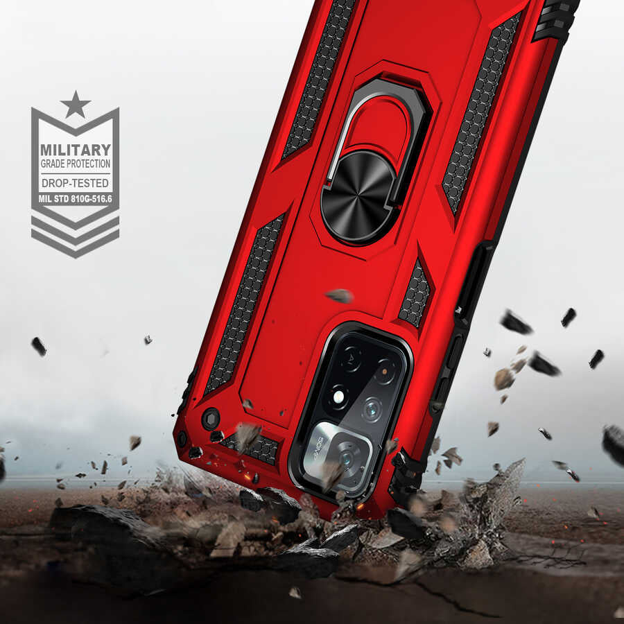 Xiaomi Redmi Note 11T 5G Kılıf Zore Vega Kapak Gold