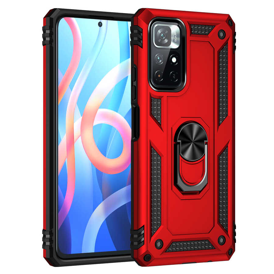 Xiaomi Redmi Note 11T 5G Kılıf Zore Vega Kapak Rose Gold