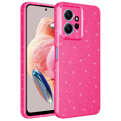 Xiaomi Redmi Note 12 4G Kılıf Kamera Korumalı Simli Lüks Zore Koton Kapak Gri