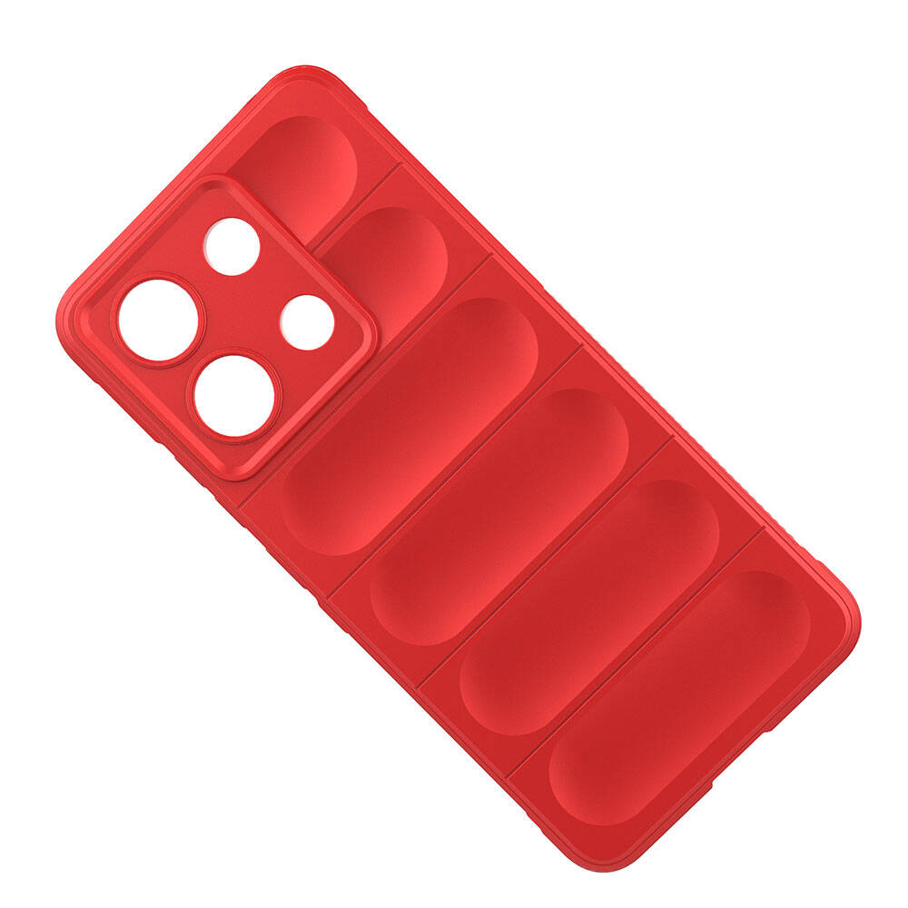 Xiaomi Redmi Note 13 4G Kılıf Esnek TPU Oyuklu Arka Yüzey Tasarımlı Zore Etnik Silikon Kapak Lacivert