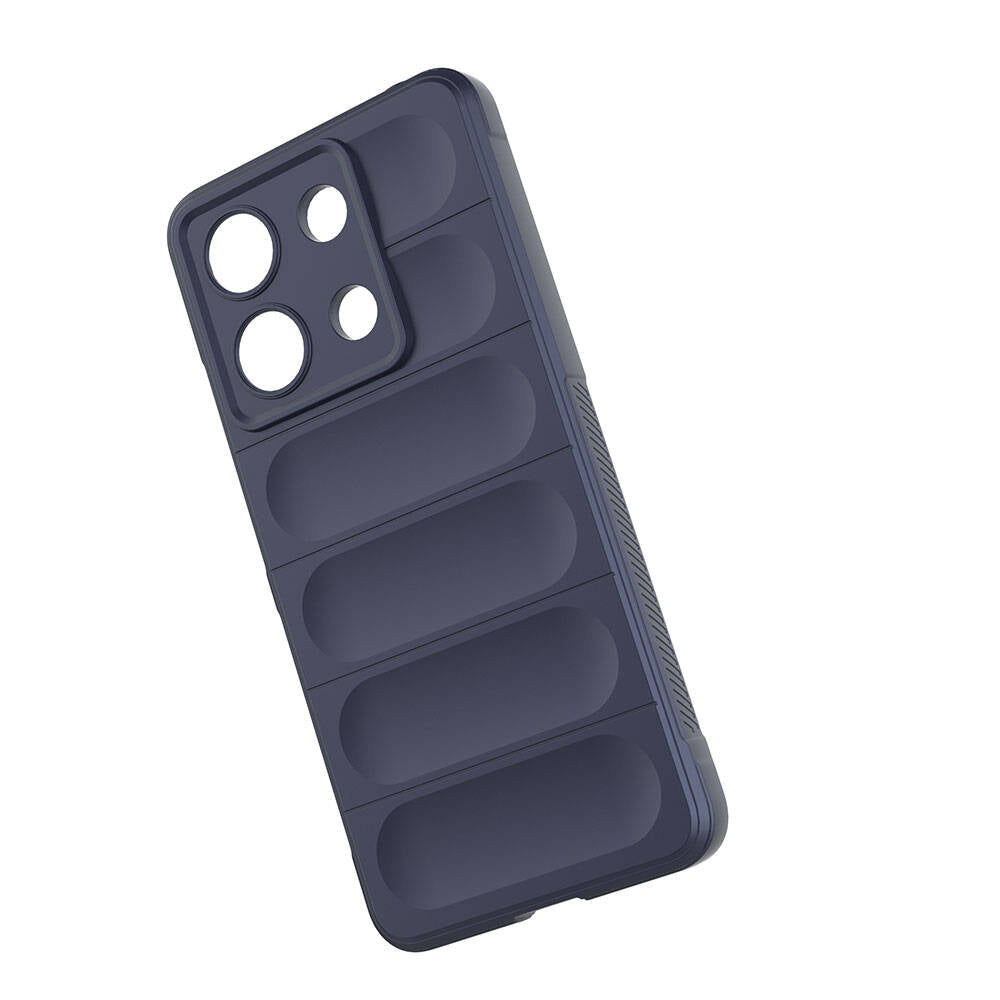 Xiaomi Redmi Note 13 4G Kılıf Esnek TPU Oyuklu Arka Yüzey Tasarımlı Zore Etnik Silikon Kapak Siyah