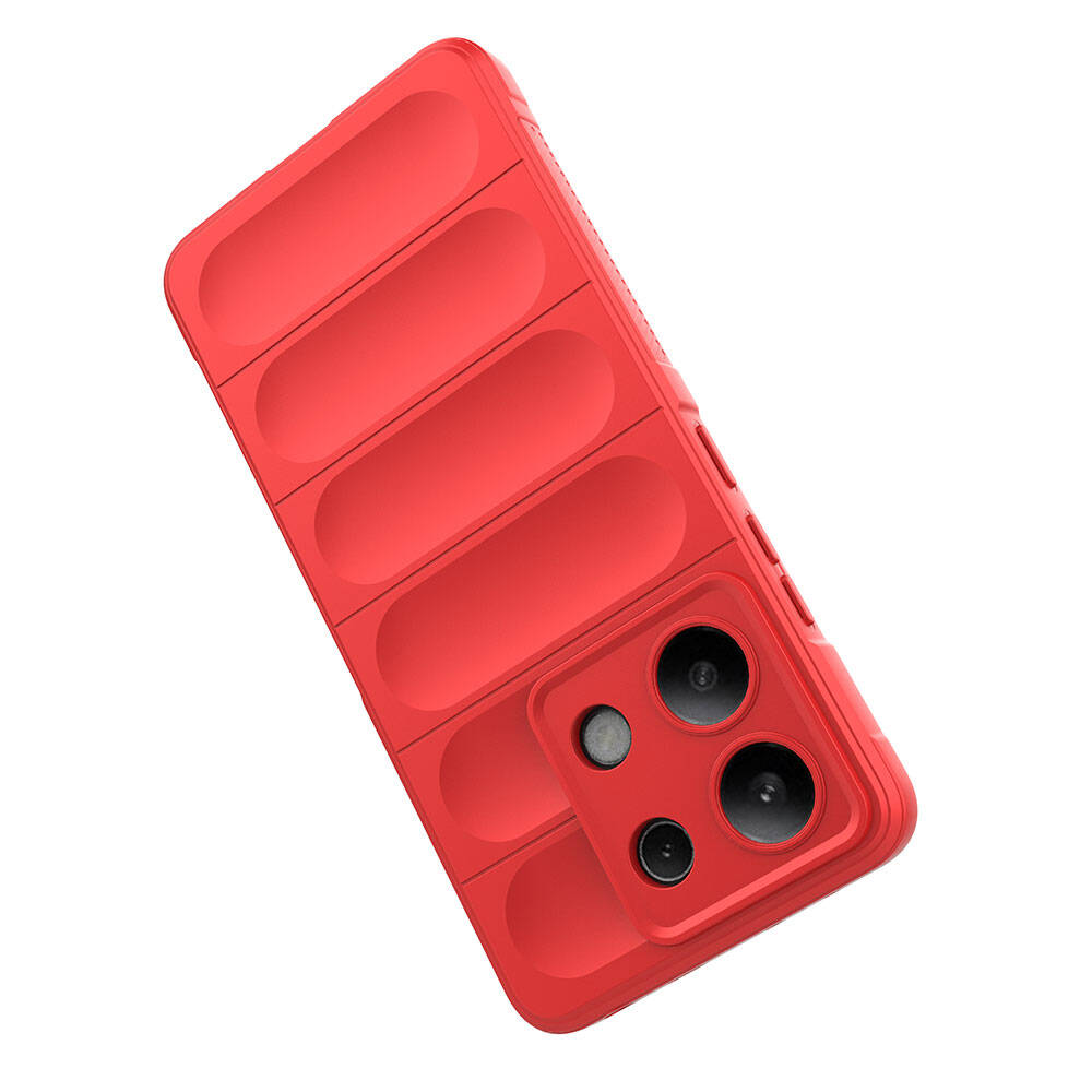 Xiaomi Redmi Note 13 4G Kılıf Esnek TPU Oyuklu Arka Yüzey Tasarımlı Zore Etnik Silikon Kapak Siyah