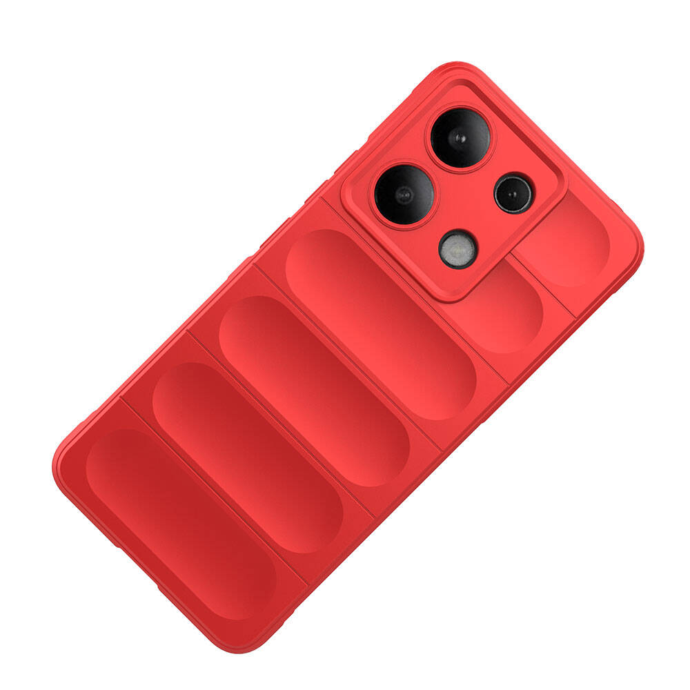 Xiaomi Redmi Note 13 4G Kılıf Esnek TPU Oyuklu Arka Yüzey Tasarımlı Zore Etnik Silikon Kapak Siyah