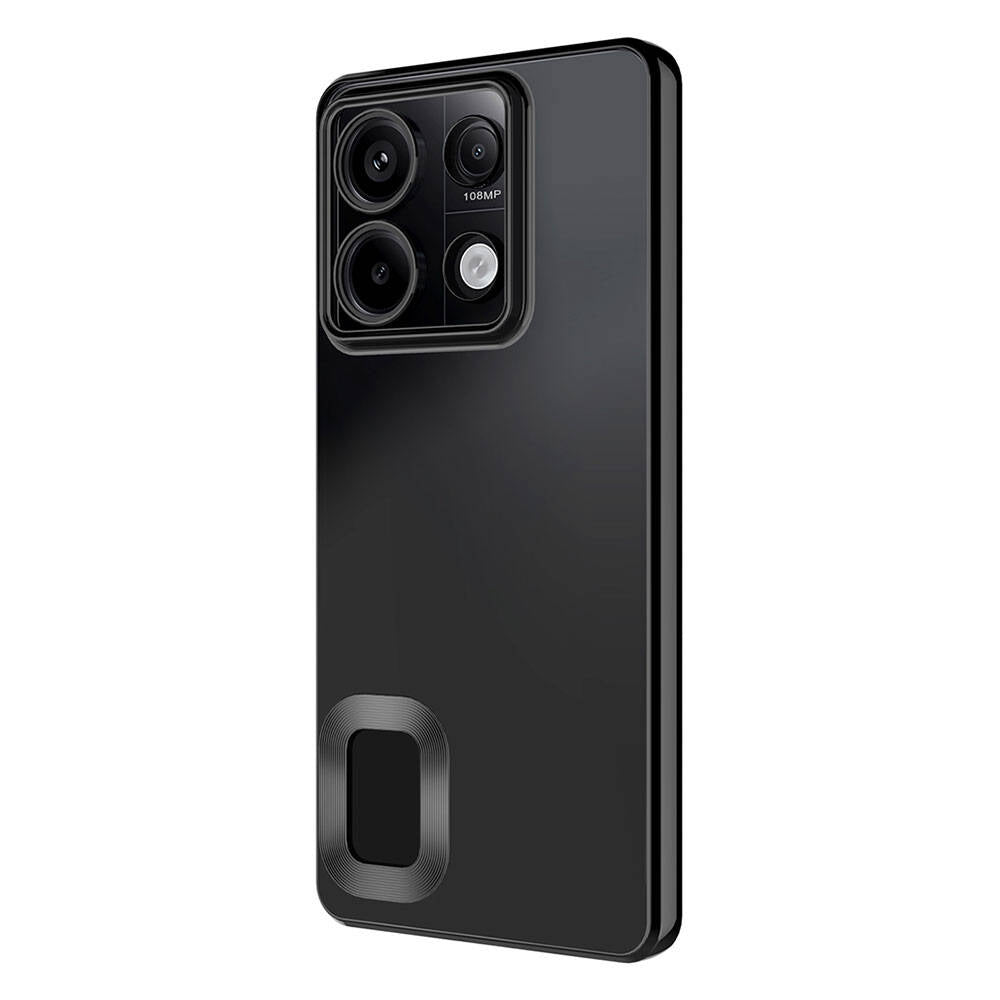 Xiaomi Redmi Note 13 4G Kılıf Kamera Korumalı Logo Gösteren Zore Omega Kapak Sierra Mavi