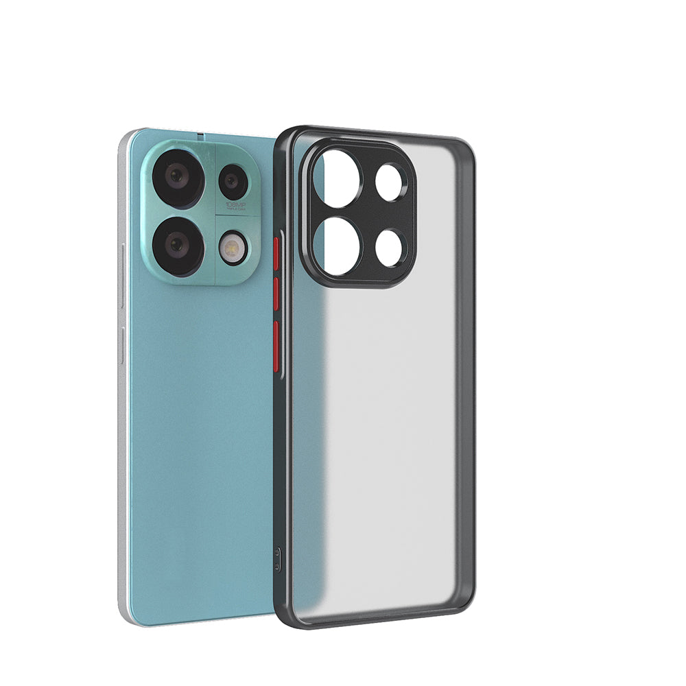 Xiaomi Redmi Note 13 4G Kılıf Zore Hux Kapak Siyah