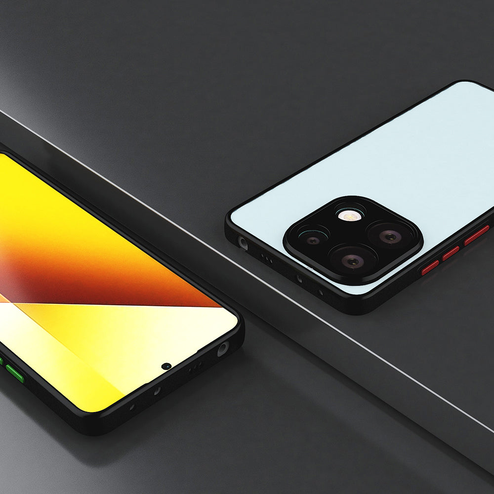 Xiaomi Redmi Note 13 4G Kılıf Zore Hux Kapak Siyah