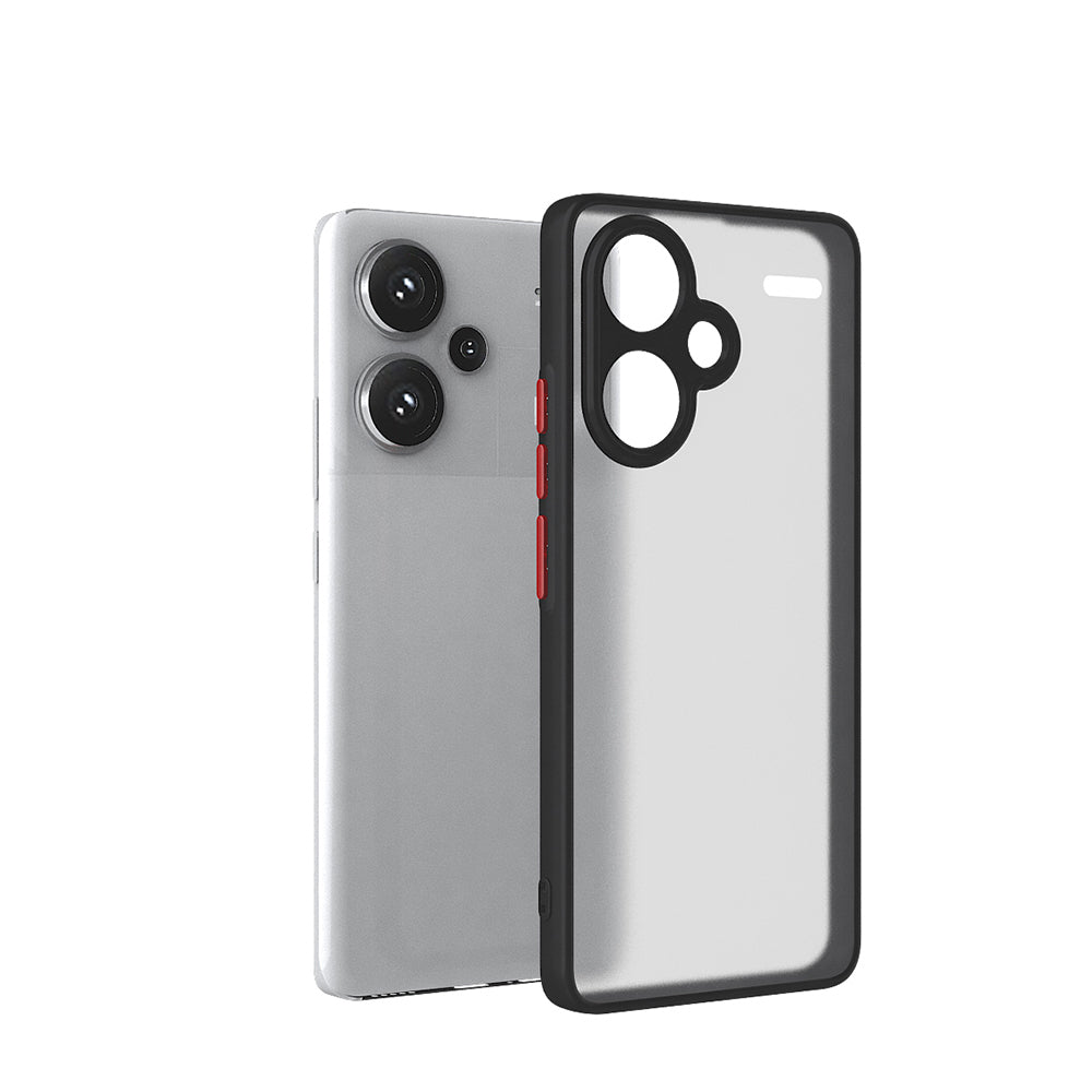 Xiaomi Redmi Note 13 5G Kılıf Zore Hux Kapak Siyah