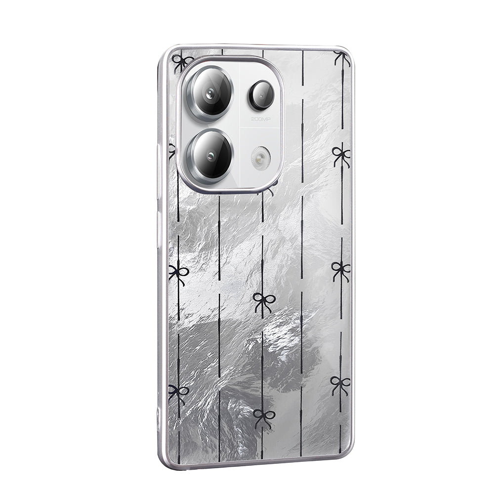 Xiaomi Redmi Note 13 Pro 4G Kılıf Desenli Zore Mep Kapak Gri Leopar