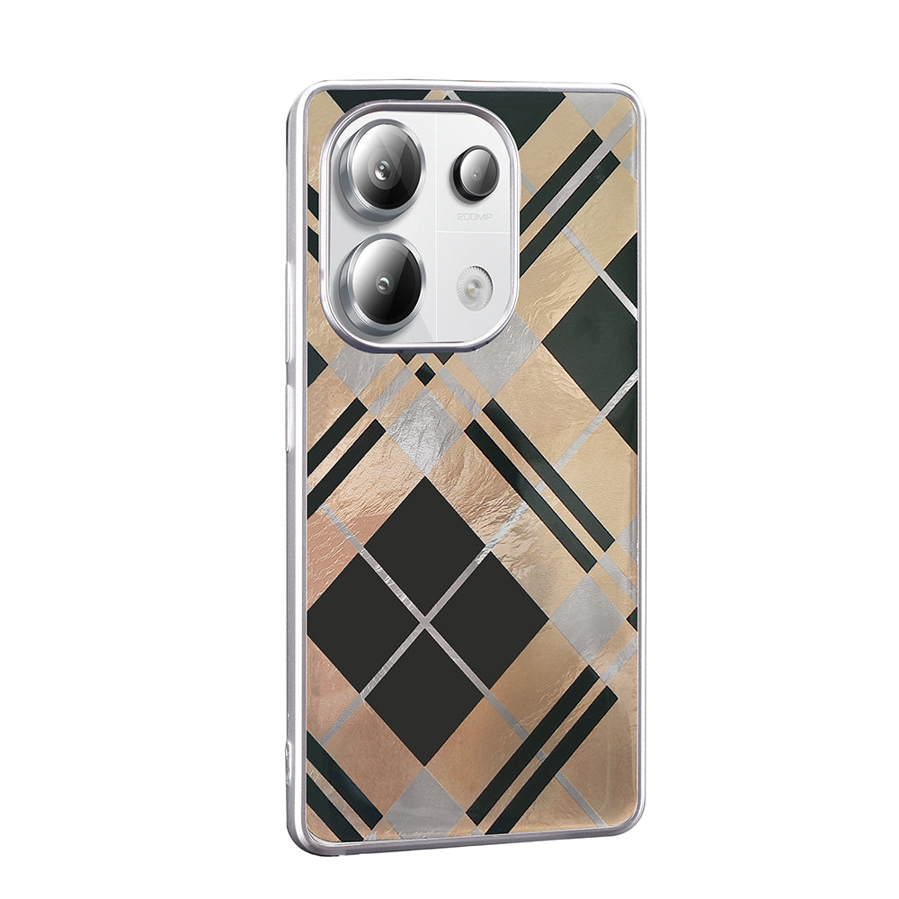 Xiaomi Redmi Note 13 Pro 4G Kılıf Desenli Zore Mep Kapak İncili Fiyonk