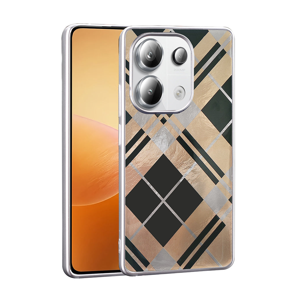 Xiaomi Redmi Note 13 Pro 4G Kılıf Desenli Zore Mep Kapak Geometrik