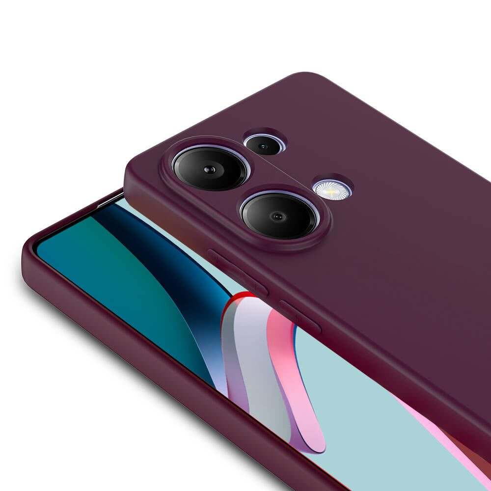 Xiaomi Redmi Note 13 Pro 4G Kılıf Zore Mara Lansman Kapak Lila