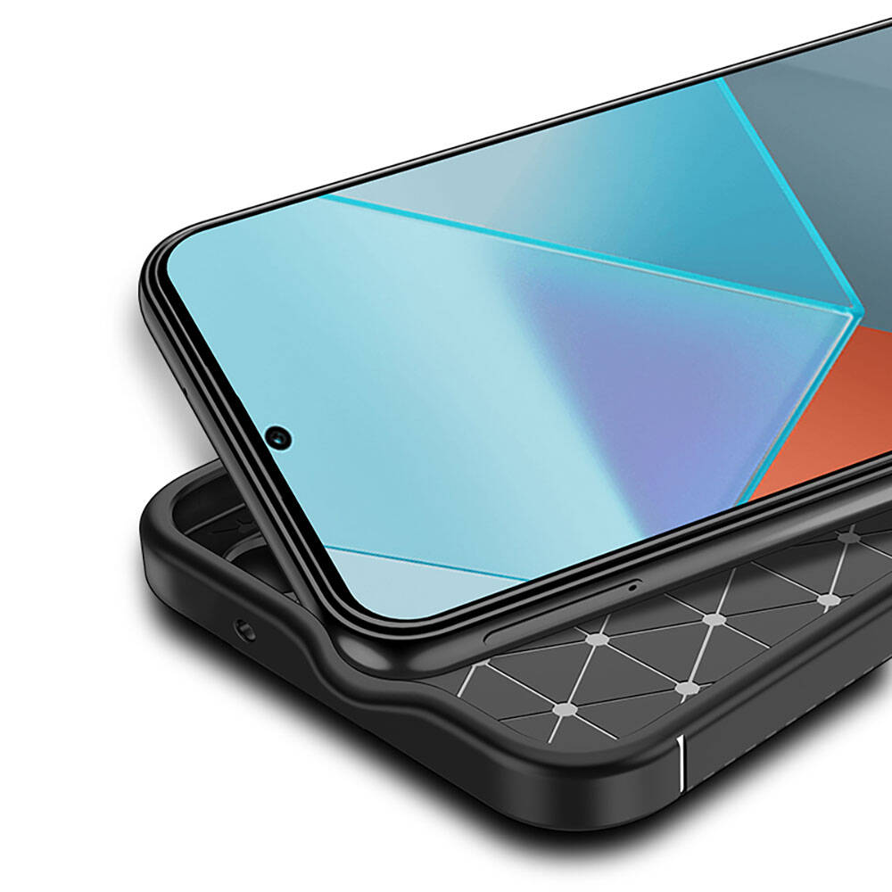 Xiaomi Redmi Note 13 Pro 5G Kılıf Zore Negro Silikon Kapak Siyah