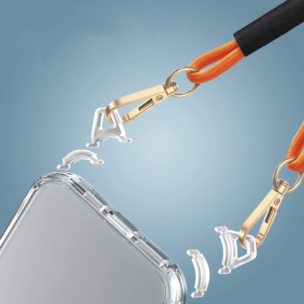 Xiaomi Redmi Note 13 Pro Plus 5G Kılıf Airbagli Takılabilir Askı Aparatlı Zore Snap Silikon Kapak Şeffaf