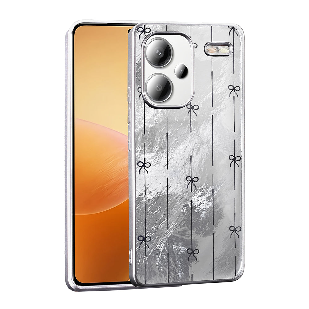 Xiaomi Redmi Note 13 Pro Plus 5G Kılıf Desenli Zore Mep Kapak Gri Leopar