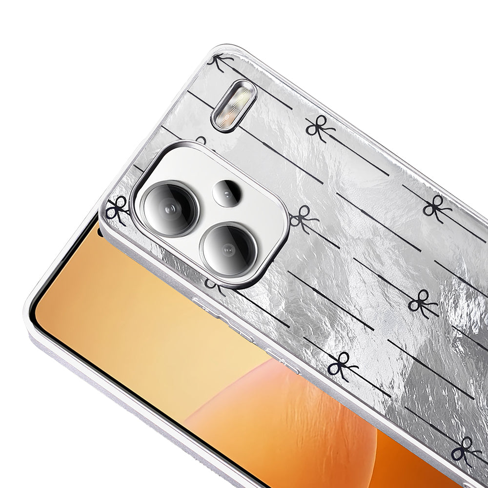 Xiaomi Redmi Note 13 Pro Plus 5G Kılıf Desenli Zore Mep Kapak Gold Leopar