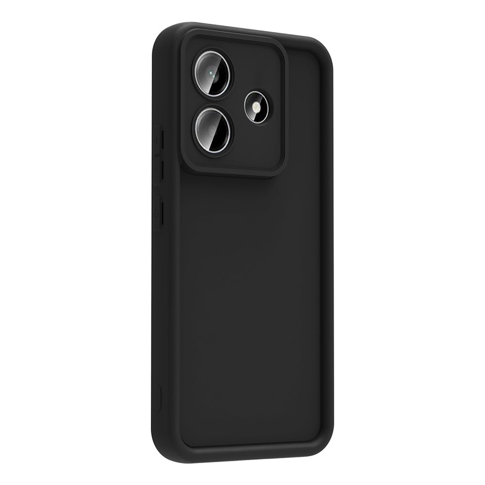 Xiaomi Redmi Note 14 4G Kılıf Kamera Korumalı Zore Ananas Kapak Siyah