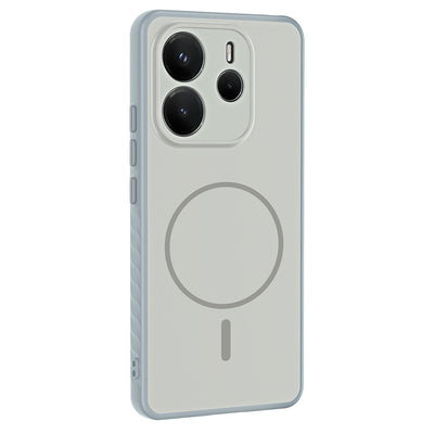 Xiaomi Redmi Note 14 4G Kılıf M-safe Şarj Özellikli Zore Tea Kapak