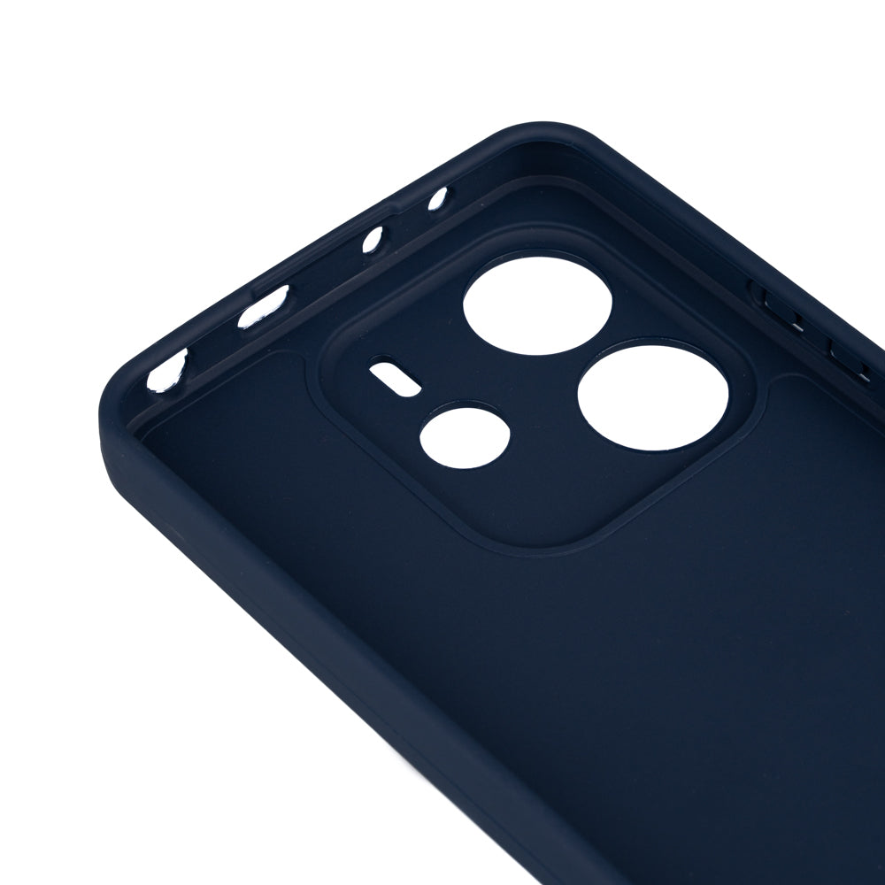 Xiaomi Redmi Note 14 4G Kılıf Zore Biye Silikon Mavi