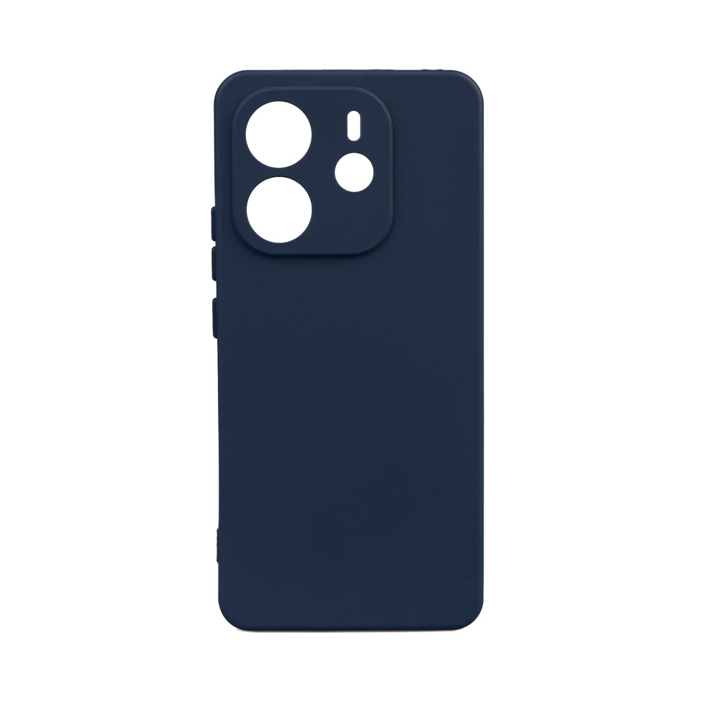 Xiaomi Redmi Note 14 4G Kılıf Zore Biye Silikon Lacivert