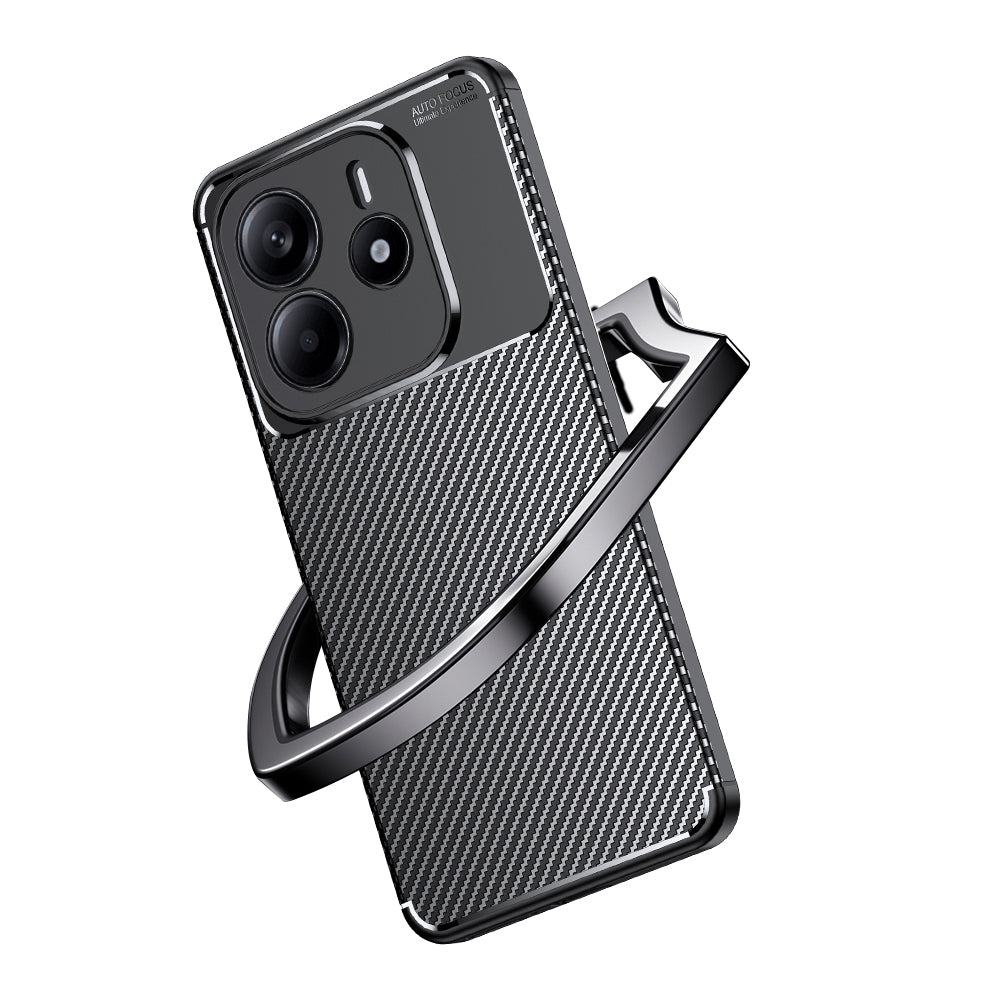 Xiaomi Redmi Note 14 4G Kılıf Zore Negro Silikon Kapak Siyah