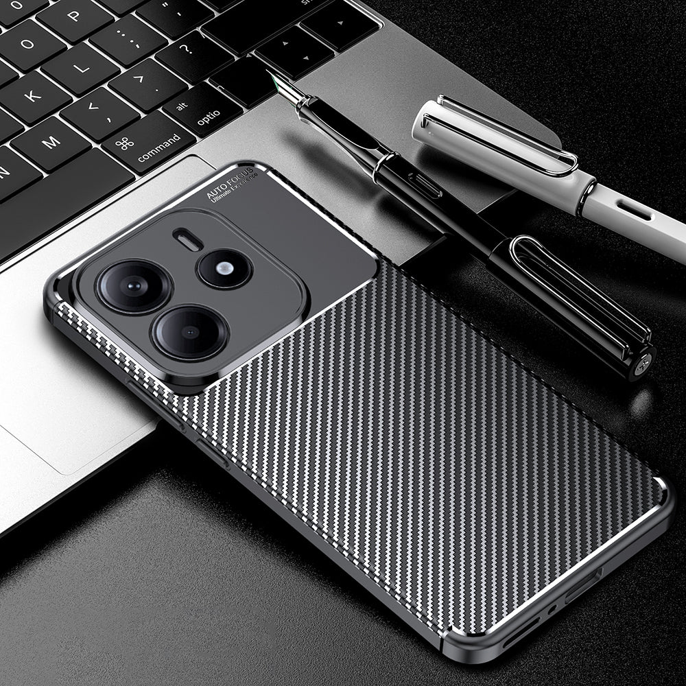 Xiaomi Redmi Note 14 4G Kılıf Zore Negro Silikon Kapak Siyah