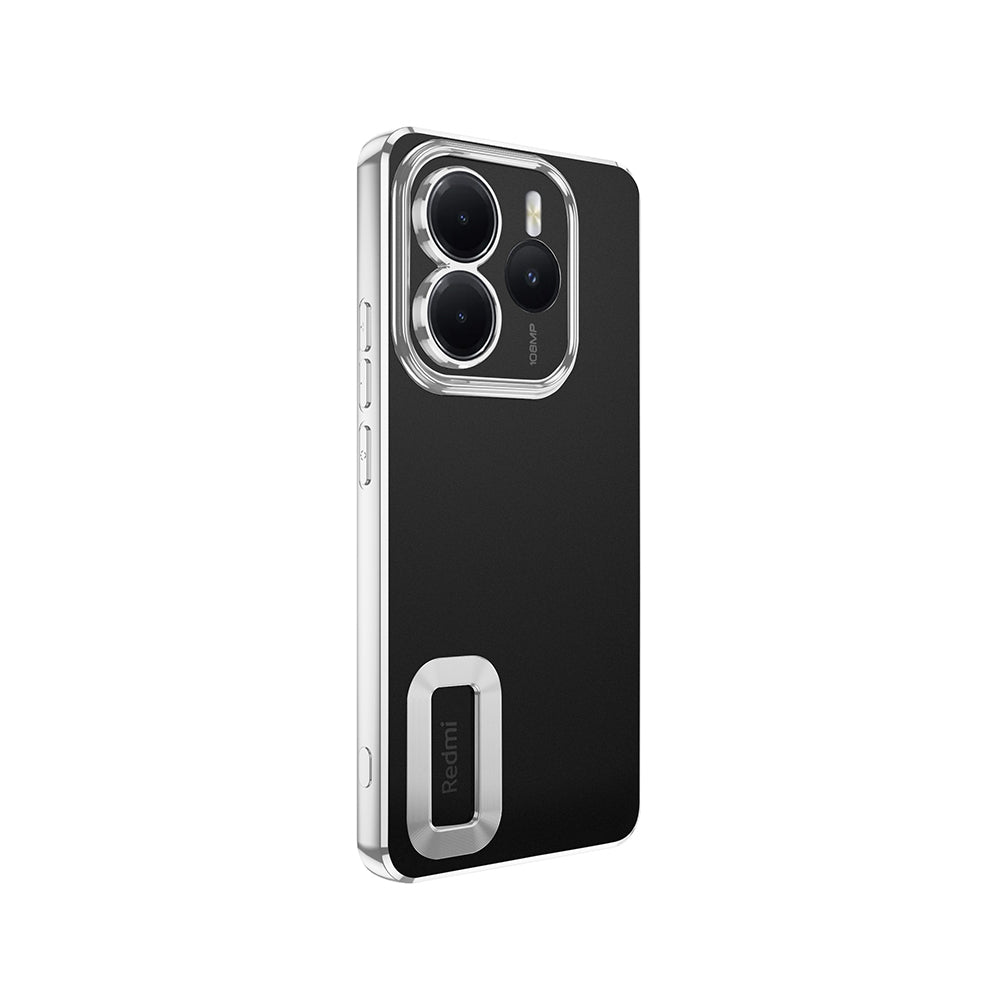 Xiaomi Redmi Note 14 5G Kılıf Kamera Korumalı Logo Gösteren Zore Omega Kapak Sierra Mavi