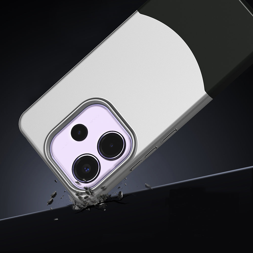 Xiaomi Redmi Note 14 5G Kılıf Mıknatıslı Zore Duble Kapak Gri