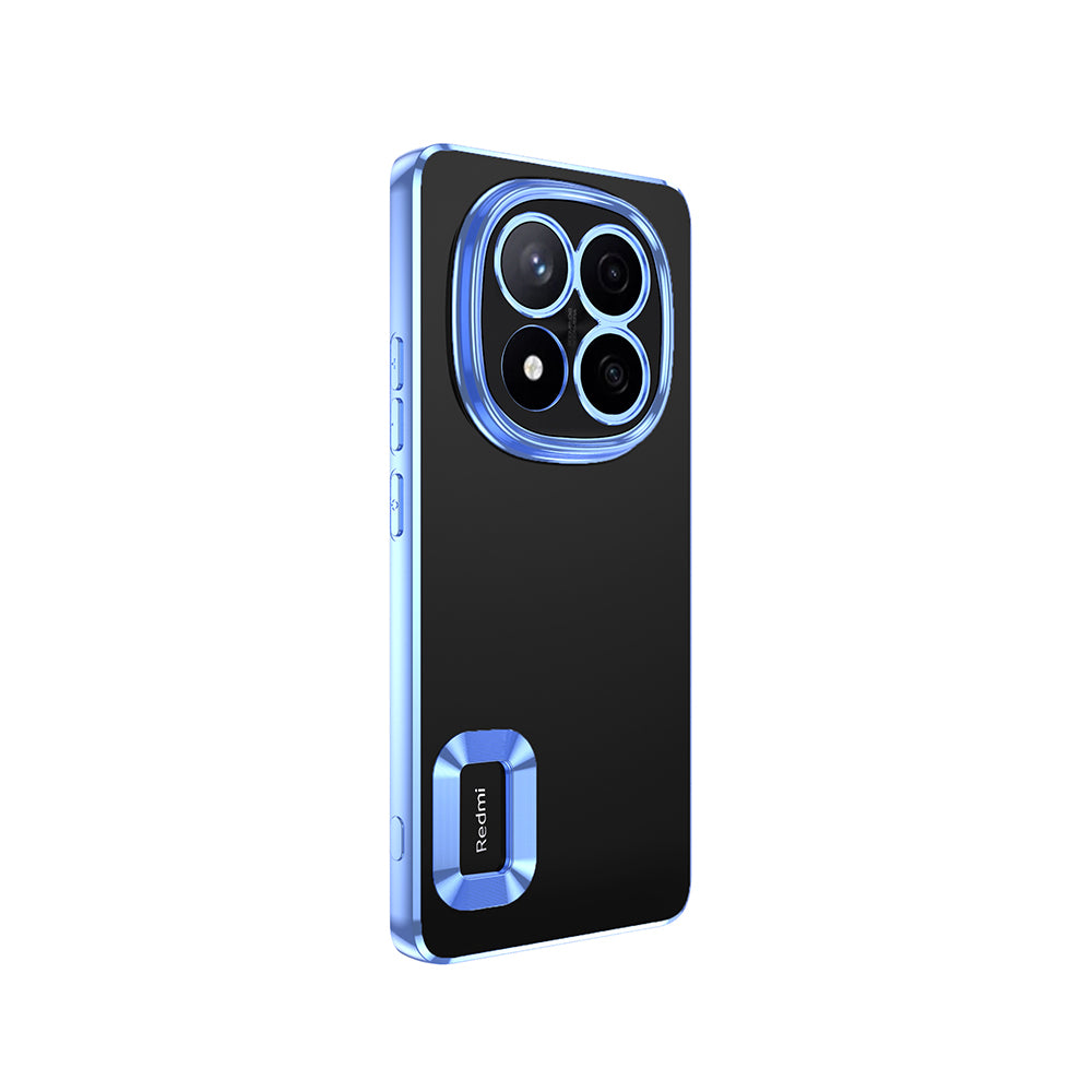 Xiaomi Redmi Note 14 Pro 4G Kılıf Kamera Korumalı Logo Gösteren Zore Omega Kapak Siyah