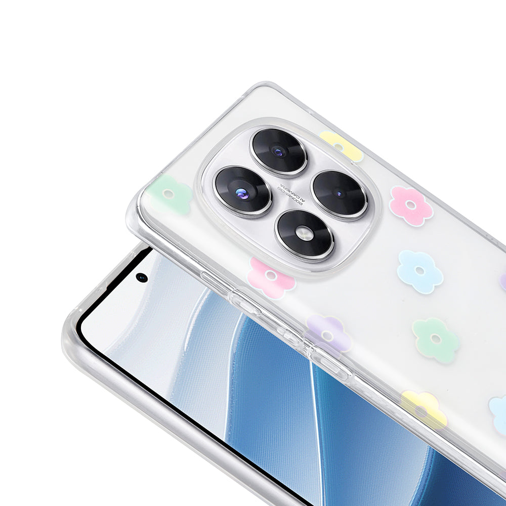 Xiaomi Redmi Note 14 Pro 4G Kılıf Şeffaf Figürlü Zore Folk Sert Kapak Sevimli Köpek