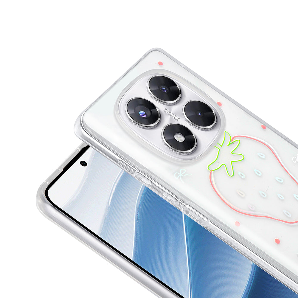Xiaomi Redmi Note 14 Pro 4G Kılıf Şeffaf Figürlü Zore Folk Sert Kapak Sevimli Köpek