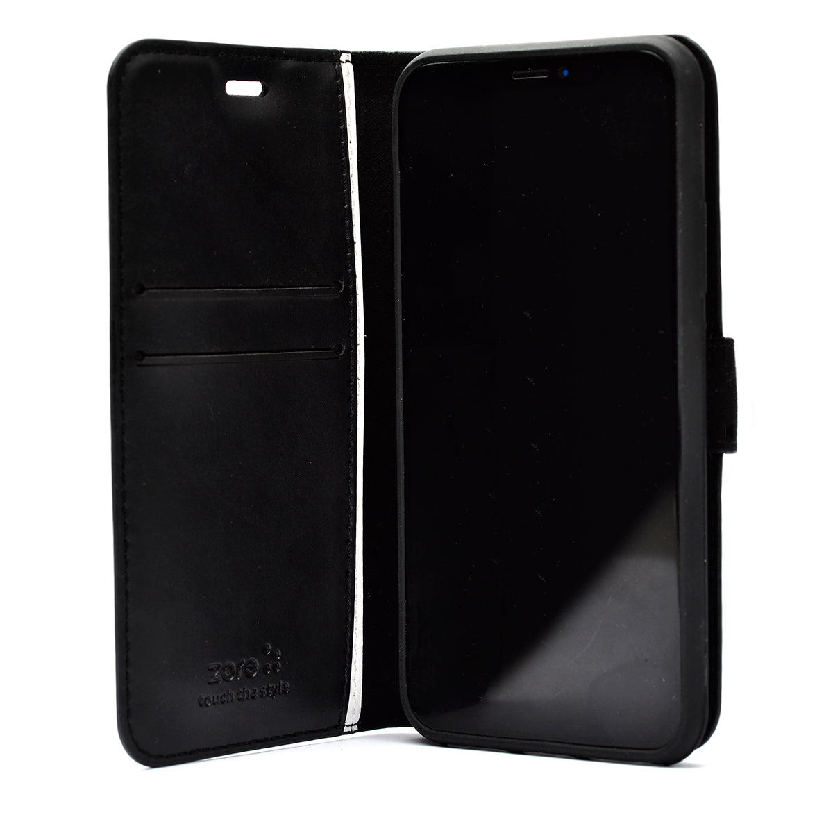 Xiaomi Redmi Note 14 Pro 4G Kılıf Zore Kar Deluxe Kapaklı Kılıf Siyah