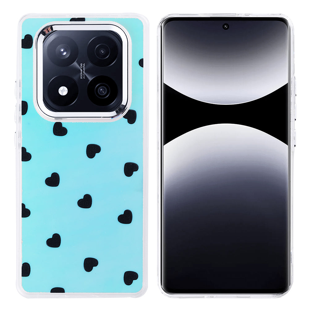 Xiaomi Redmi Note 14 Pro Plus Kılıf Airbag Tasarımlı Zore Hadra Kapak Kalp