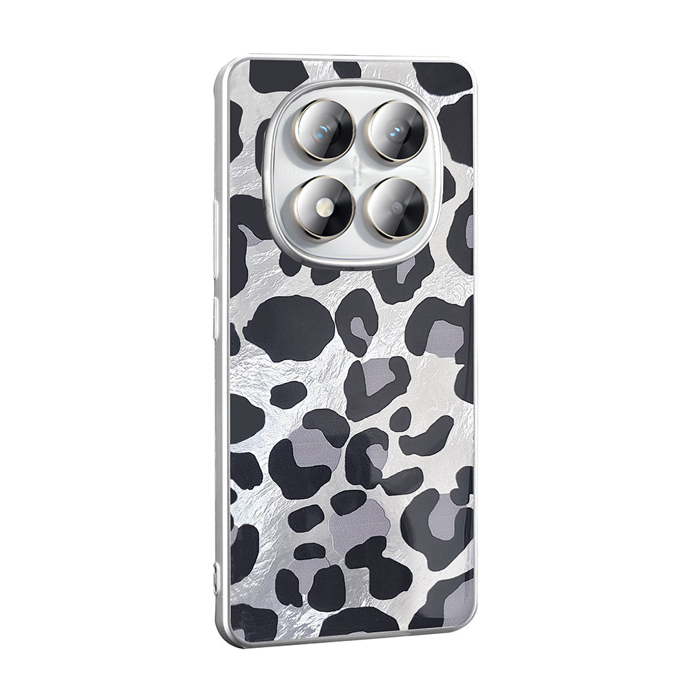 Xiaomi Redmi Note 14 Pro Plus Kılıf Desenli Zore Mep Kapak Gri Leopar