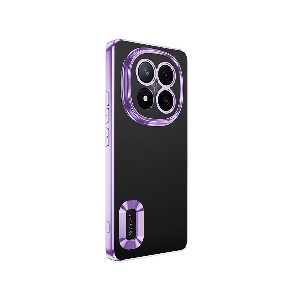 Xiaomi Redmi Note 14 Pro Plus Kılıf Kamera Korumalı Logo Gösteren Zore Omega Kapak Siyah