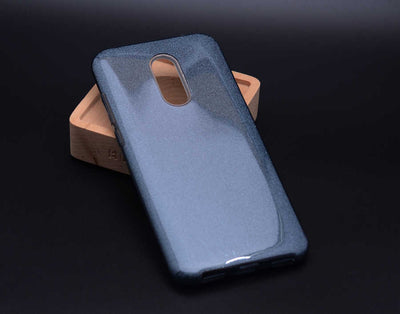 Xiaomi Redmi Note 4X Kılıf Zore Shining Silikon Siyah