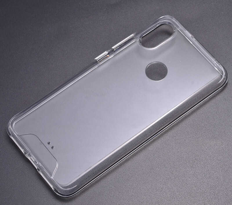 Xiaomi Redmi Note 5 Pro Kılıf Zore Gard Silikon Renksiz