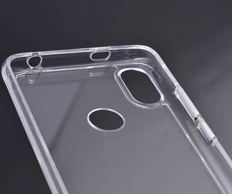 Xiaomi Redmi Note 5 Pro Kılıf Zore Gard Silikon Renksiz