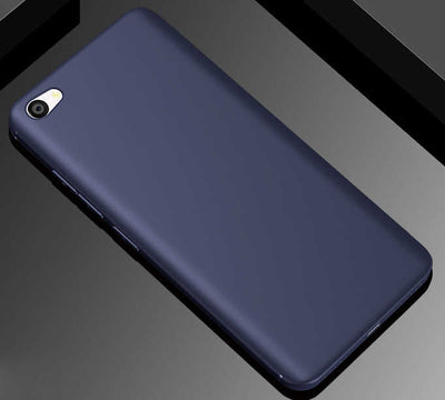 Xiaomi Redmi Note 5A Kılıf Zore İmax Silikon Kamera Korumalı Lacivert