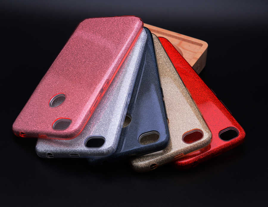 Xiaomi Redmi Note 5A Kılıf Zore Shining Silikon Gold