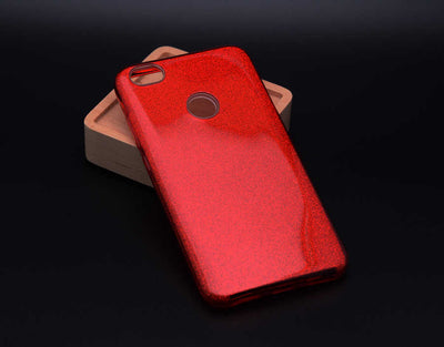 Xiaomi Redmi Note 5A Kılıf Zore Shining Silikon Kırmızı