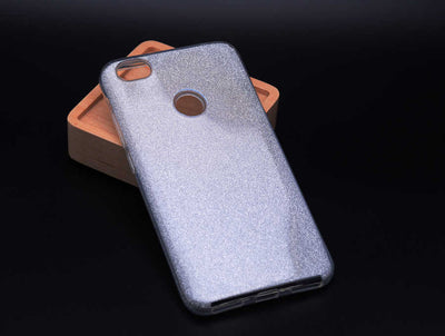 Xiaomi Redmi Note 5A Kılıf Zore Shining Silikon Gümüş