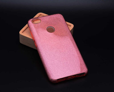 Xiaomi Redmi Note 5A Kılıf Zore Shining Silikon Rose Gold