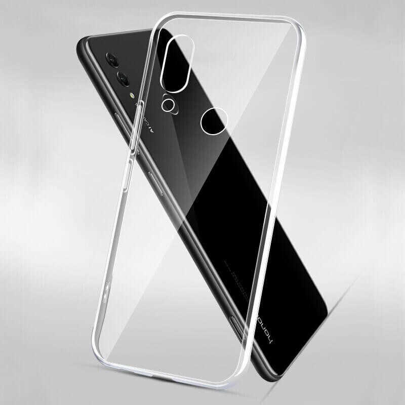 Xiaomi Redmi Note 7 Kılıf Zore Süper Silikon Kapak Renksiz
