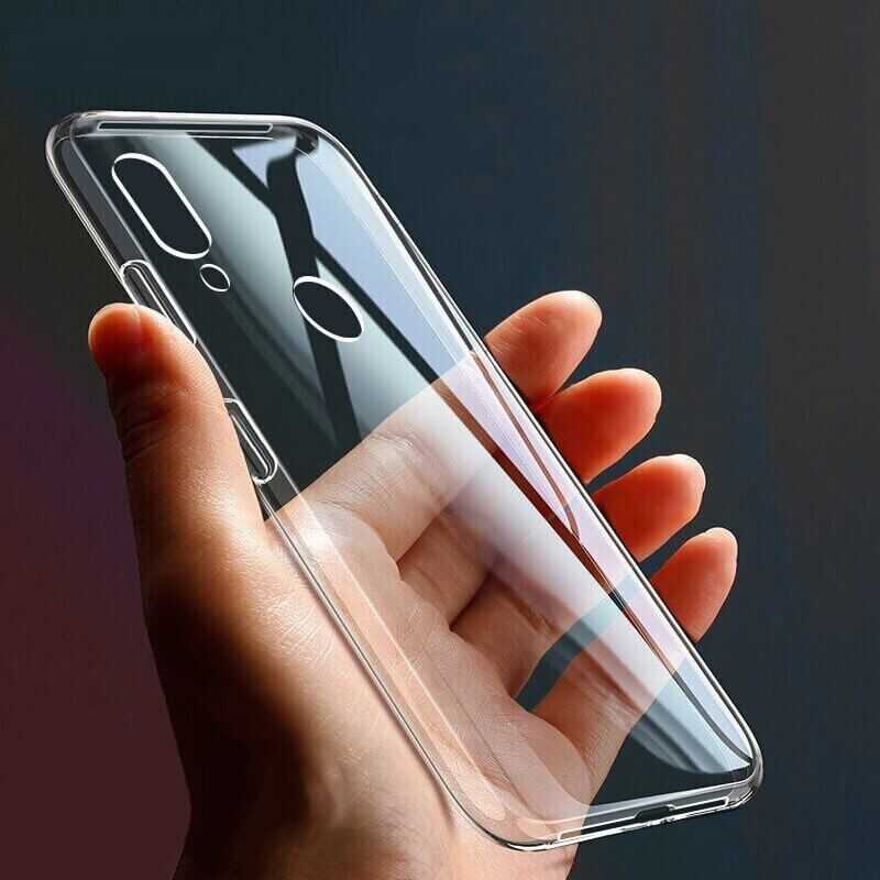 Xiaomi Redmi Note 7 Kılıf Zore Süper Silikon Kapak Renksiz