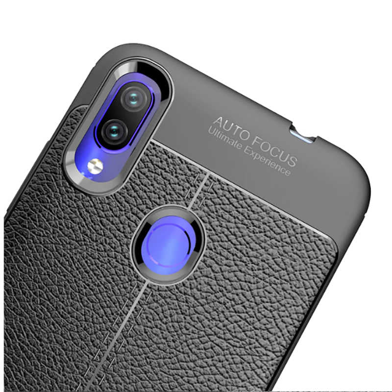 Xiaomi Redmi Note 7 Kılıf Zore Niss Silikon Kapak Siyah