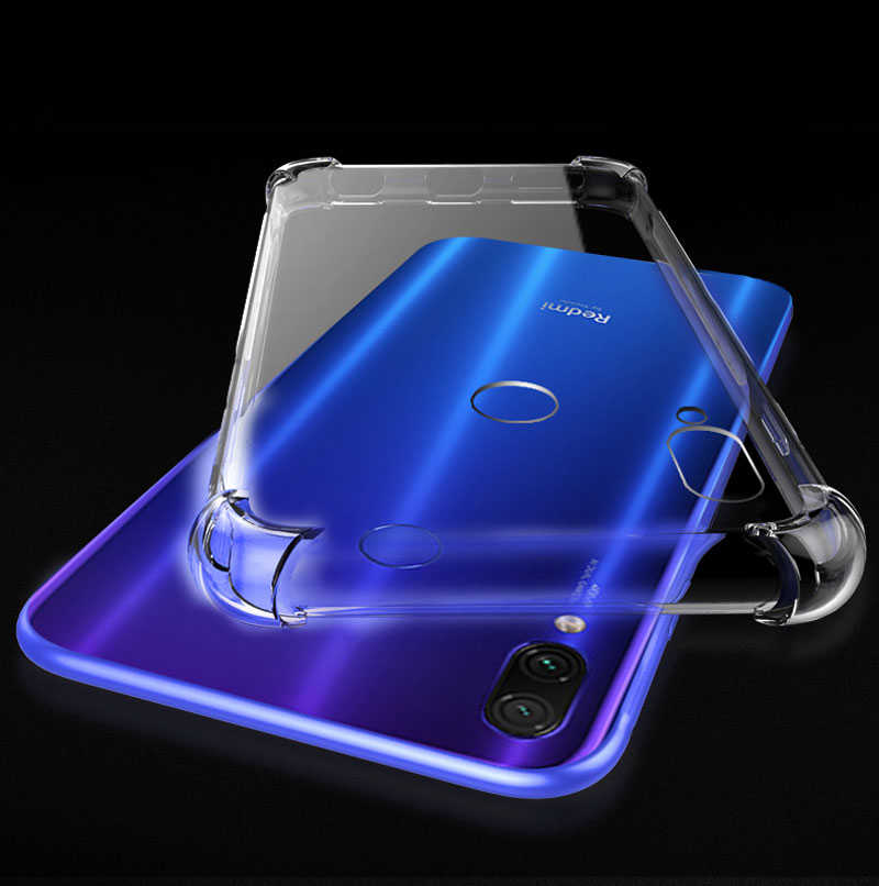 Xiaomi Redmi Note 7 Kılıf Zore Nitro Anti Shock Silikon Renksiz