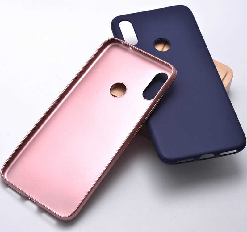 Xiaomi Redmi Note 7 Kılıf Zore Premier Silikon Kapak Rose Gold