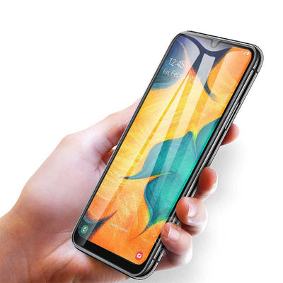 Xiaomi Redmi Note 8 Zore Kenarları Kırılmaya Dayanıklı Cam Ekran Koruyucu Siyah