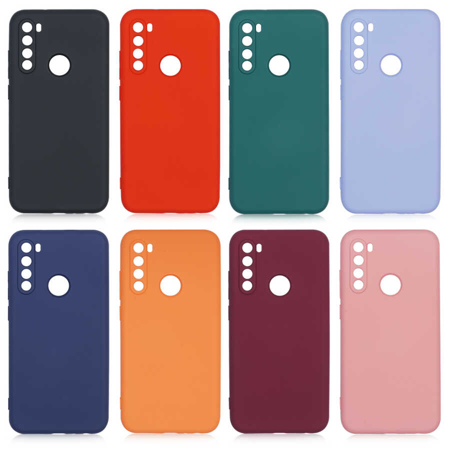 Xiaomi Redmi Note 8 Kılıf Zore Mara Lansman Kapak Pembe Açık