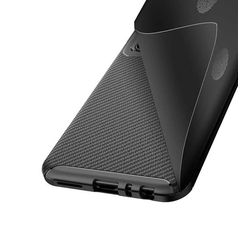 Xiaomi Redmi Note 8 Kılıf Zore Negro Silikon Kapak Kahverengi
